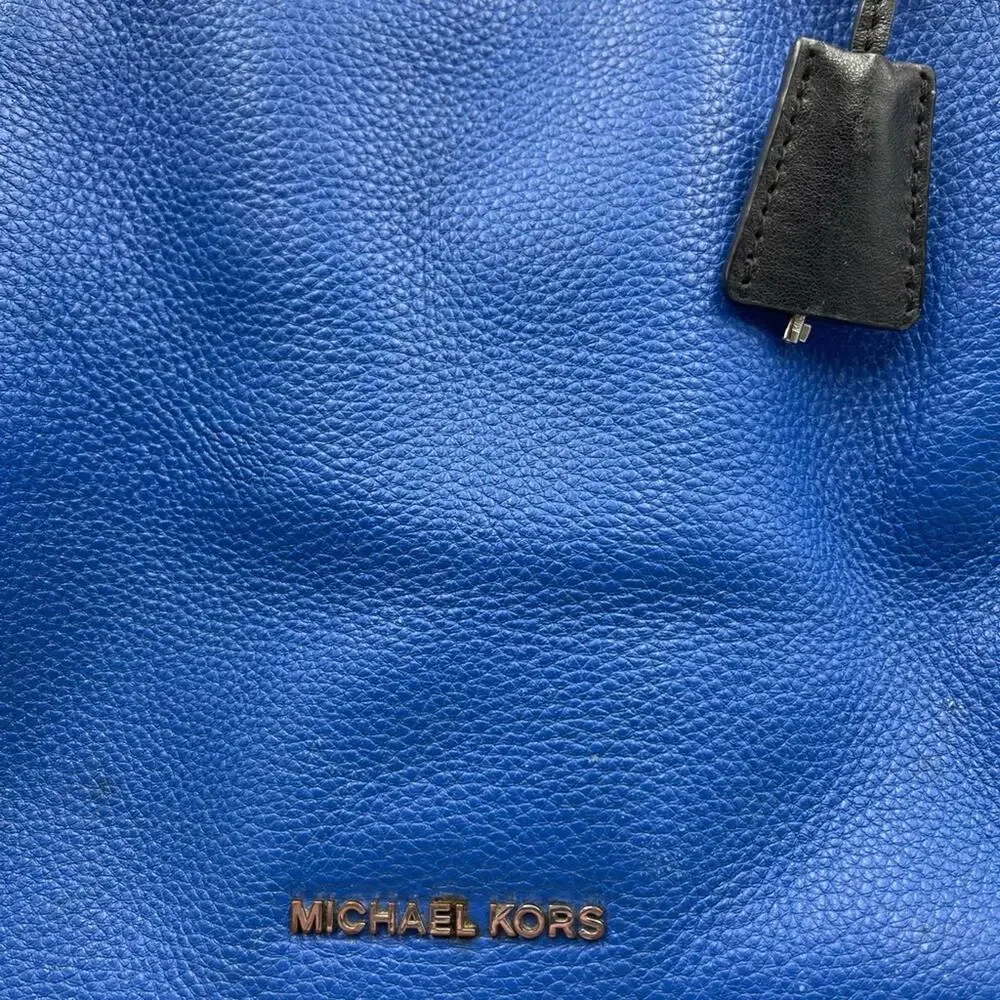 MICHAEL Michael Kors Large Kirby Satchel Electric Blue EUC - Picture 13 of 16